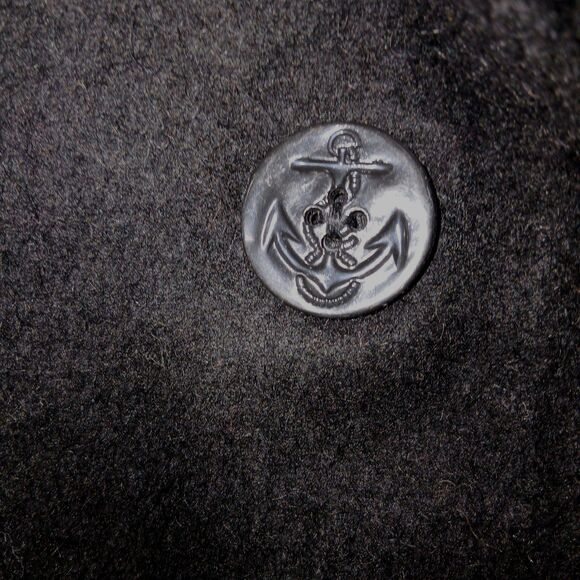 Rothco US Navy Type Pea Coat Wool Blend Military Classic Black Heavy Men's sz 4X - Picture 11 of 11